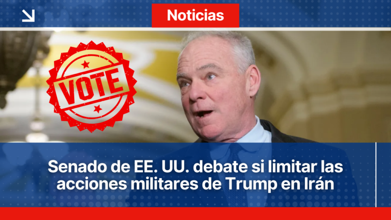 Senado Vota contra Trump