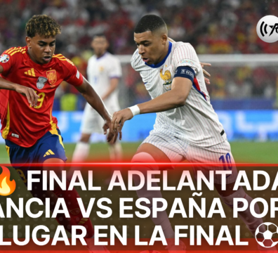 Francia y España chocarán en semifinales red black and white simple breaking news instagram post (51)