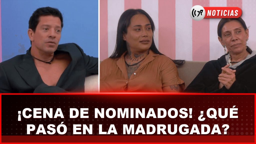 Cena de nominados en La Casa de los Famosos México: Lágrimas y revelaciones Habitantes de La Casa de los Famosos México durante la cena de nominados