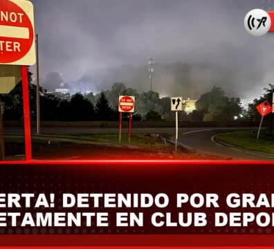 Logotipo de News 12 Hudson Valley con información sobre la detención de Ryan Mack en Nueva Rochelle.