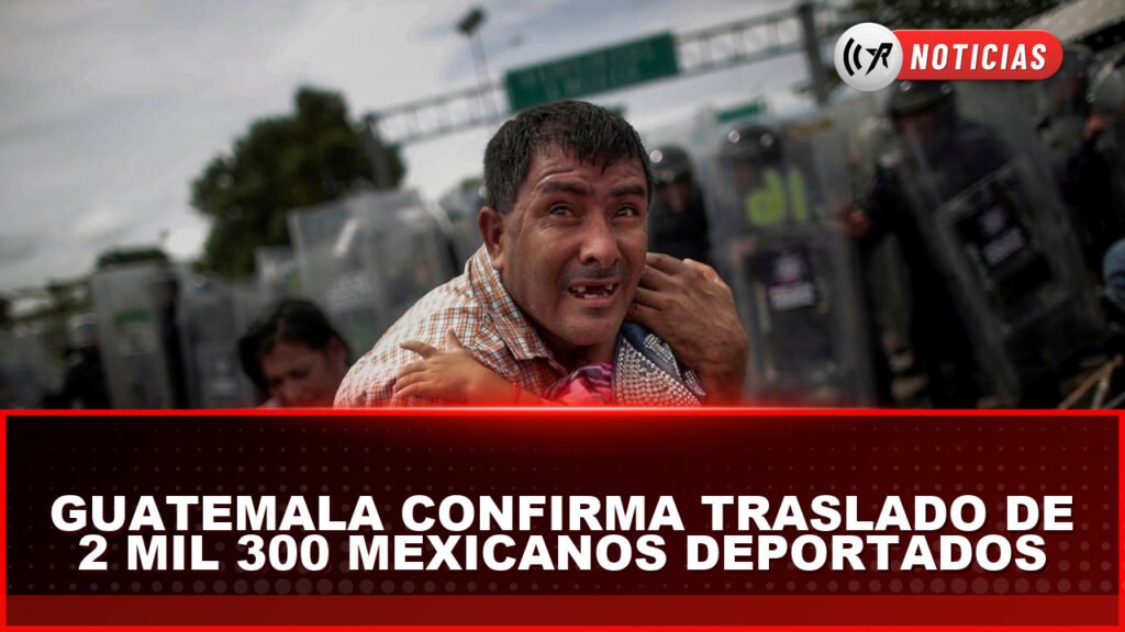 Guatemala confirma el traslado de 2 mil 300 mexicanos deportados desde EE. UU. en 2026 Bandera de México y Guatemala junto a representación de flujo migratorio fronterizo.
