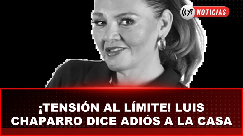Luis Chaparro queda fuera de La Casa de los Famosos México tras intensa votación Luis Chaparro, concursante de La Casa de los Famosos México, durante su participación en el reality show.