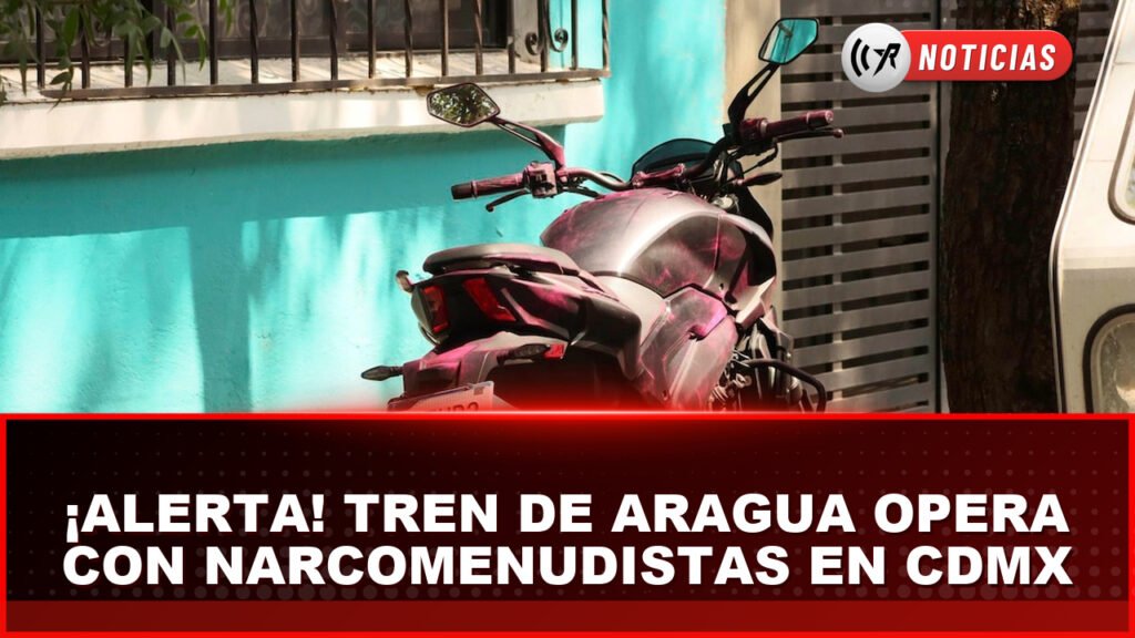 Operativos de seguridad y motocicletas en la Ciudad de México vinculadas al crimen organizado.