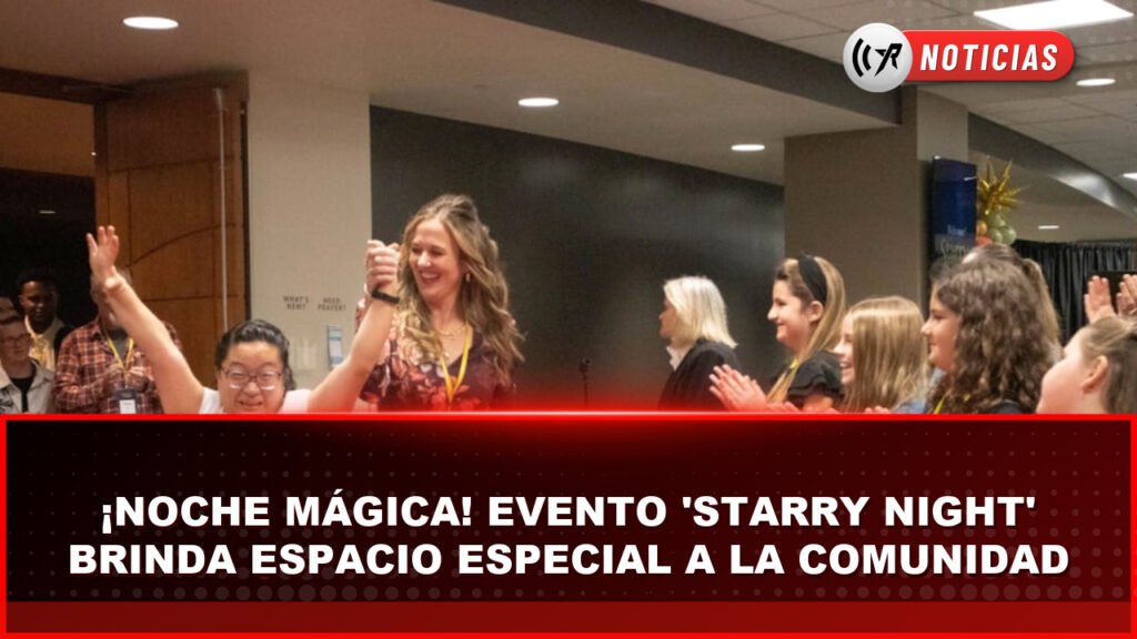 Participantes y voluntarios reunidos en una velada comunitaria de celebración e inclusión