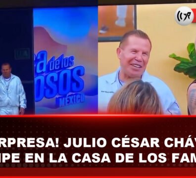 ¡Sorpresa total! Julio César Chávez entra a La Casa de los Famosos México y paraliza a los habitantes Julio César Chávez ingresando a La Casa de los Famosos México durante una visita especial