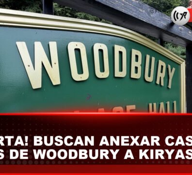Nueva petición busca anexar casi 500 acres de Woodbury a Kiryas Joel y Palm Tree en Orange County Vista del mapa del condado de Orange con las fronteras de Woodbury y Kiryas Joel en el valle del Hudson.