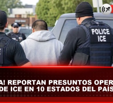 Vehículo de seguridad y vigilancia en operativo migratorio en Estados Unidos.