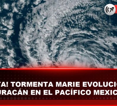 Tormenta tropical Marie amenaza con convertirse en huracán frente a las costas de México Imagen satelital de la tormenta tropical Marie en el Océano Pacífico frente a las costas del occidente de México.