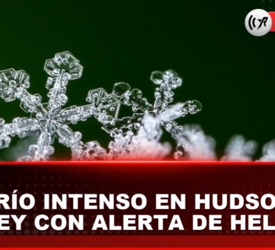 Pronostican la noche más fría de la temporada con aviso de heladas en gran parte del Hudson Valley Paisaje del Hudson Valley bajo condiciones de frío y pronóstico de heladas.